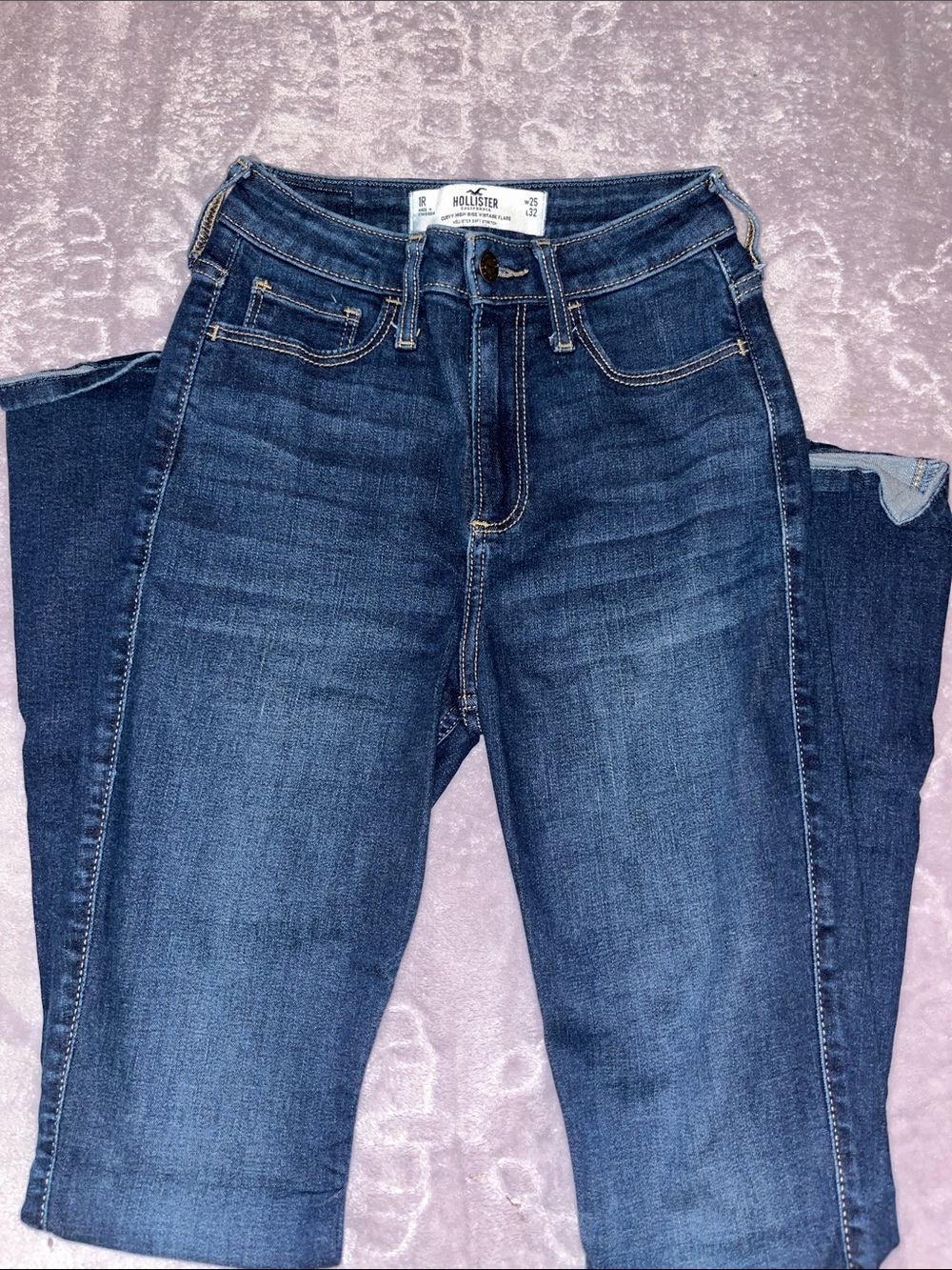 Hollister Women's Indigo Stretch Skinny Jeans